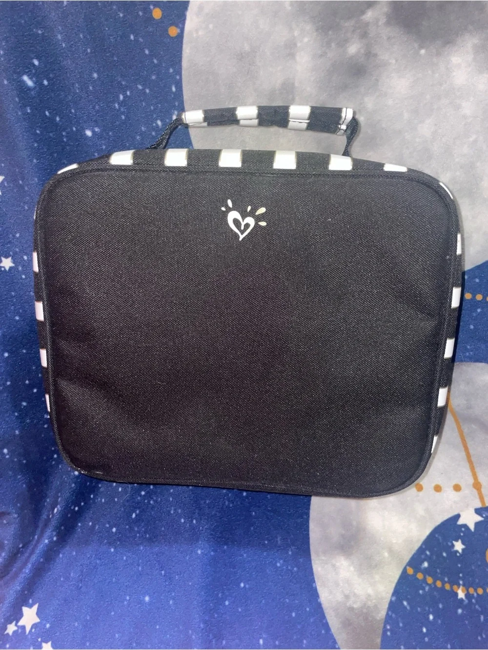 Justice “A” polka dot soft lunchbox